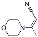 2-Butenenitrile,  3-(4-morpholinyl)- Struktur