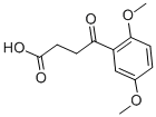 3-(2' 5'-DIMETHOXYBENZOYL)PROPIONIC ACI& Struktur