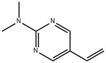 2-Pyrimidinamine, 5-ethenyl-N,N-dimethyl- (9CI) Struktur