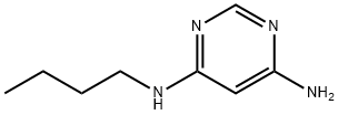 N4-butyl-pyrimidine-4,6-diyldiamine Struktur