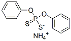 ammonium O,O-diphenyl dithiophosphate Struktur