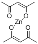 ZINC ACETYLACETONATE HYDRATE Structure