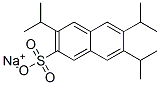 3,6,7-Triisopropyl-2-naphthalenesulfonic acid sodium salt Struktur