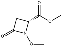 2-Azetidinecarboxylicacid,1-methoxy-4-oxo-,methylester,(R)-(9CI) Struktur