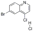 6-broMo-4-chloroquinoline (Hydrochloride) Struktur