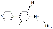 6-[(2-Aminoethyl)amino]-2-methyl-3,4'-bipyridine-5-carbonitrile Struktur