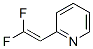 Pyridine, 2-(2,2-difluoroethenyl)- (9CI) Struktur