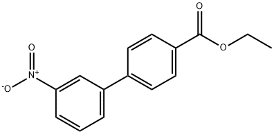 Ethyl 3'-nitro-[1,1'-biphenyl]-4-carboxylate Struktur