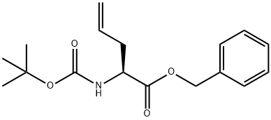 (S)-2-BOC-AMINO-PENT-4-ENOIC ACID BENZYL ESTER Struktur