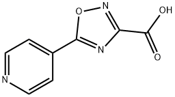 5-(pyridin-4-yl)-1,2,4-oxadiazole-3-carboxylic 
acid Struktur