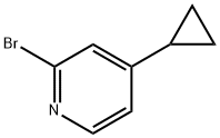 2-broMo-4-cyclopropylpyridine Struktur