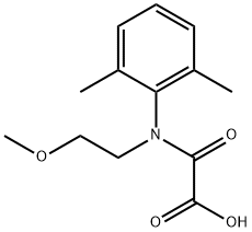 Acetic acid, 2-[(2,6-dimethylphenyl)(2-methoxyethyl)amino]-2-oxo- Struktur