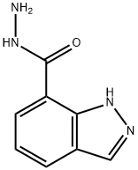 1H-Indazole-7-carboxylic acid hydrazide Struktur