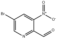 2-Pyridinecarboxaldehyde, 5-bromo-3-nitro- Struktur