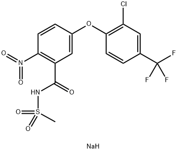 Fomesafen sodium Struktur