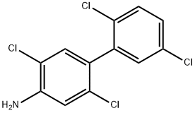 4-AMINO-2,2′,5,5′-TETRACHLOROBIPHENYL Struktur