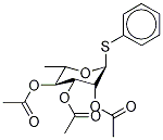 Phenyl 2,3,4-Tri-O-acetyl-1-thio-α-L-rhamnopyranoside Struktur