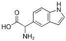 2-aMino-2-(1H-indol-5-yl)acetic acid Struktur