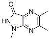 1H-Pyrazolo[3,4-b]pyrazin-3-ol,1,5,6-trimethyl-(6CI) Struktur