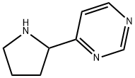 4-(2-PYRROLIDINYL)-PYRIMIDINE Struktur