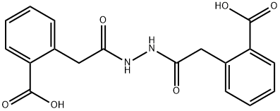 1,2-Bis[(o-carboxyphenylacetyl)hydrazine 
 Struktur