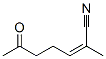 2-Heptenenitrile, 2-methyl-6-oxo-, (Z)- (9CI) Struktur