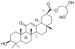 GLYCERYL GLYCYRRHETINATE Struktur