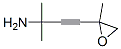 3-Butyn-2-amine, 2-methyl-4-(2-methyloxiranyl)- (9CI) Struktur
