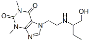 7-(2-(1-hydroxy-2-butylamino)ethyl)theophylline Struktur