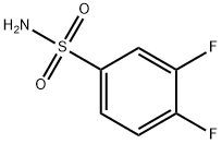 3,4-二氟苯磺酰胺, 108966-71-8, 結(jié)構(gòu)式