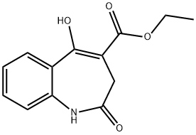 5-HYDROXY-2-OXO-2,3-DIHYDRO-1H-[1]BENZAZEPHE-4-CARBOXYLIC ACID ETHYL ESTER Struktur