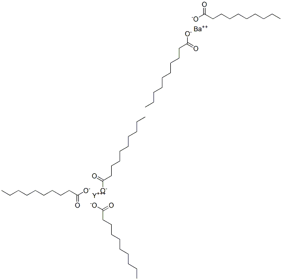 yttrium barium cuprate Struktur