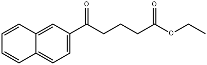 ETHYL 5-(2-NAPHTHYL)-5-OXOVALERATE Struktur