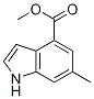 1H-Indole-4-carboxylic acid, 6-Methyl-, Methyl ester Struktur