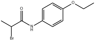 2-bromo-N-(4-ethoxyphenyl)propanamide Struktur