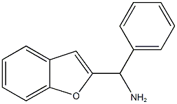 1-(1-BENZOFURAN-2-YL)-1-PHENYLMETHANAMINE HYDROCHLORIDE Struktur