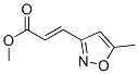 2-Propenoicacid,3-(5-methyl-3-isoxazolyl)-,methylester(9CI) Struktur