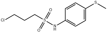 3-chloro-N-[4-(methylsulfanyl)phenyl]-1-propanesulfonamide Struktur