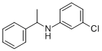 Benzenemethanamine, N-(3-chlorophenyl)-a-methyl- Struktur