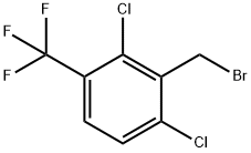 2,6-Dichloro-3-(trifluoromethyl)benzylbromide Struktur