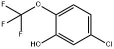 5-Chloro-2-(trifluoroMethoxy)phenol, 97% Struktur