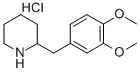 2-(3,4-DIMETHOXY-BENZYL)-PIPERIDINE HYDROCHLORIDE Struktur