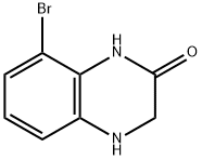 2(1H)-Quinoxalinone, 8-bromo-3,4-dihydro- Struktur