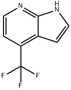 4-(trifluoroMethyl)-1H-pyrrolo[2,3-b]pyridine Struktur