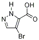 4-bromo-1H-pyrazole-5-carboxylic acid(SALTDATA: FREE) Struktur