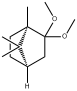 Bicyclo2.2.1heptane, 2,2-dimethoxy-1,7,7-trimethyl-, (1R,4R)- Struktur