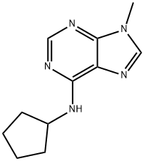 N-0840 (N6-CYCLOPENTYL-9-METHYLADENINE) SELECTIVE A1 ADENOSIN Struktur