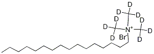 n-HexadecyltriMethyl-d3-aMMoniuM BroMide Struktur