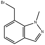 7-Bromomethyl-1-methylindazole Struktur