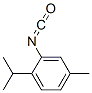 Benzene, 2-isocyanato-4-methyl-1-(1-methylethyl)- (9CI) Struktur